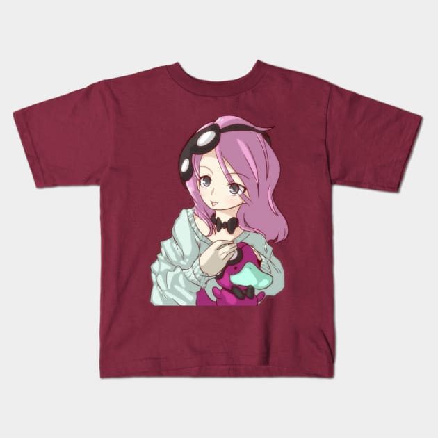 Webby Webcon Gijinka Kids T-Shirt by kelsmister